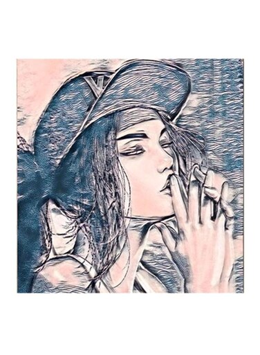 Fashion Women MDF Wall Art Beige/Grey 30x0.5x31cm