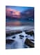 Decorative Printed Framed Canvas Wall Art Purple/Blue/Brown 60 x 80centimeter