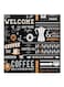 Coffee MDF Wall Art Multicolour 30x30centimeter