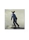 Man And Bird Wall Art Painting Grey/Blue/Black 30 x 30cm