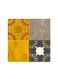 Islamic Motifs Mdf Wall Art Multicolour 30x30cm