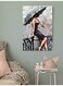Elegant Woman Wall Art Multicolour 40x60cm