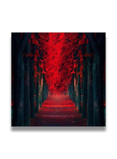 Decorative MDF Wall Art Painting Multicolour 30 x 30cm
