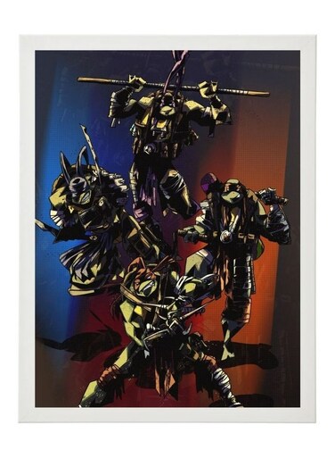 Digital Wall Art Poster Frame Teenage Mutant Ninja Turtles 30X40 cm