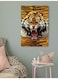 Tiger Wall Art Multicolour 40x60cm