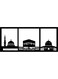 Wall Art Black 20cm