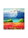 Mountains MDF Wall Art Multicolour 30x30cm