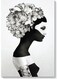Woman Wall Art Multicolour 40x60cm