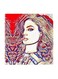 Haifa Wehbe MDF Wall Art Multicolour 30x30cm