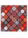 Mandala Art Themed Wall Art Grey/Orange/Red 30x30cm