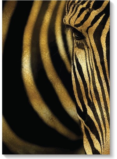 Decorative Wall Art Painting Gold/Black 40 x 60cm