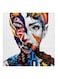 Women Graffiti MDF Wall Art Multicolour 30x30 cm