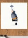 Batman Themed Printed MDF Wall Art White/Gray/Beige 30x30cm