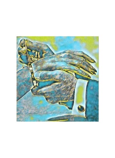 Women Gift MDF Wall Art Multicolour 30x30cm