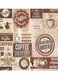 Coffee MDF Wall Art Multicolour 30x30centimeter