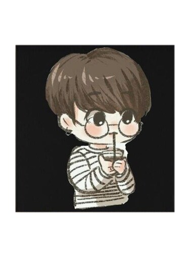 BTS Boy Band MDF Wall Art Multicolour 30x30cm