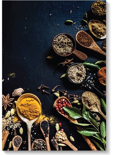 Spices Wall Art Multicolour 40x60cm