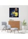 Ronaldo Brazil MDF Wall Art Multicolour 30 X 30cm