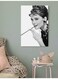 Audrey Hepburn Wall Art Multicolour 40x60cm
