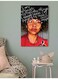 Angela Davis Wall Art Multicolour 40x60cm