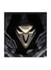 Grim Reaper Overwatch MDF Wall Art Multicolour 30x30centimeter