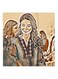 Queen Rania Of Jordan MDF Wall Art Multicolour