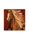Horse Mdf Wall Art Multicolour 30x30cm