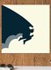 Batman Themed Printed MDF Wall Art Beige/Blue/Gray 30x30cm