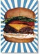 Cheese Burger Wall Art Painting Multicolour 40x60cm