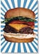 Cheese Burger Wall Art Painting Multicolour 40x60cm