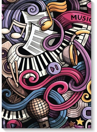 Decorative Wall Art Painting Multicolour 40 x 60cm