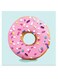 Donuts Themed Wall Art Blue/Pink/White 30x30cm