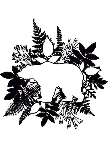 Wall Art Black 20cm