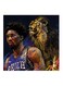 Joel Embiid Basketball Player MDF Wall Art Multicolour 30 X 30cm