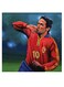 Raul Themed Decorative Wall Art Blue/Red/Black 30x30cm