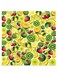 Fruits Themed Printed MDF Wall Art Yellow/Green/Red 30x30cm