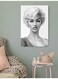 Woman Wall Art Multicolour 40x60cm