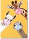 Animals Wall Art Painting Multicolour 40x60cm