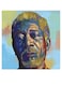 Morgan Freeman Printed Wall Art Blue/Yellow/Brown 30x30cm