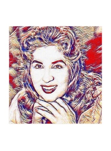 Sabah MDF Wall Art Multicolour 30x30cm