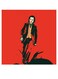 Joker Themed Wall Art Red/Black/Orange 30x30cm
