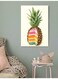 Pineapple Wall Art Multicolour 40x60cm