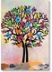 Butterflies Wall Art Painting Multicolour 40x60cm