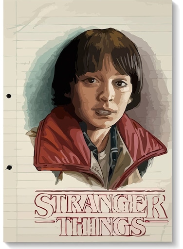 Will Stranger Things Wall Art Multicolour 40x60cm