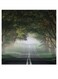 Road Themed Wall Art Green/Brown/Grey 30x30cm