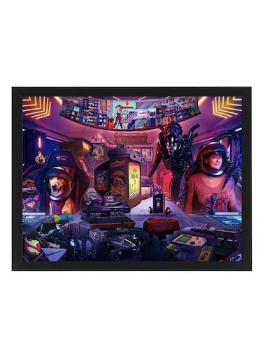 Digital Wall Art Poster Frame Team 24 Into The Space 21X30 cm