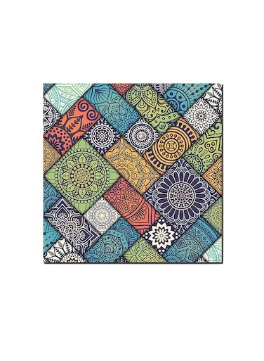Mandala Art Wall Art Painting Multicolour 30 x 30cm