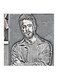 Adham Nabulsi Wall Art Black/Grey 30x30cm
