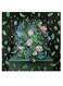 Flowers Themed Wall Art Green/Pink/Blue 30x30cm