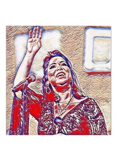 Nawal El Kuwaitia MDF Wall Art Multicolour